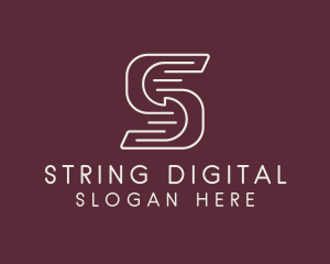 Modern Digital Marketing Letter S  logo design