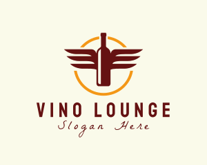 Wine Wings Badge logo