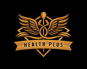 Health Medical Caduceus  logo design