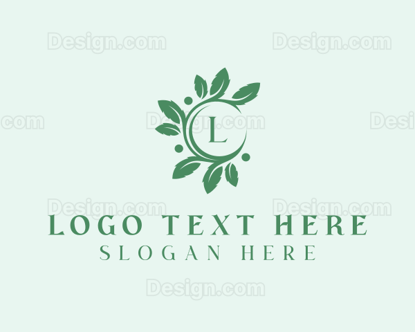 Leaves Nature Garden Logo