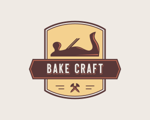 Wood Planer Carpentry logo design