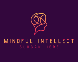 Artificial Intelligence Mind logo design