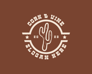 Western Cactus Restaurant logo design