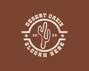 Western Cactus Restaurant logo design