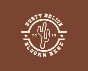 Western Cactus Restaurant logo design