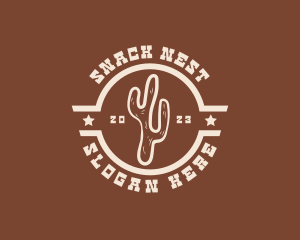 Western Cactus Restaurant logo design