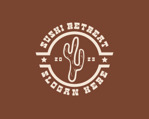 Western Cactus Restaurant logo design