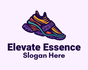 Colorful Hiking Sneakers Logo