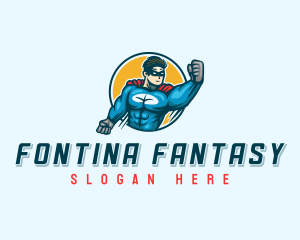 Gaming Superhero Comics logo design