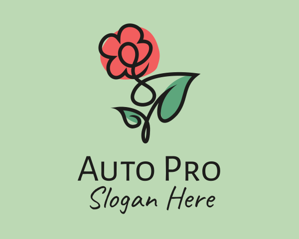 Botanical Product logo example 2