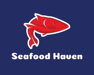 Red Sea Fish logo design