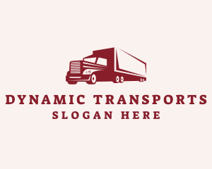 Logistics Cargo Truck logo design