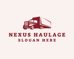 Logistics Cargo Truck logo design