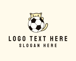 Cat Soccer Ball logo