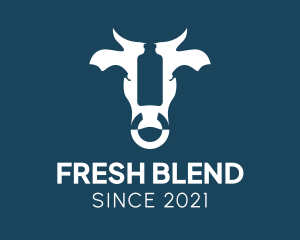 Fresh Cow Milk  logo design