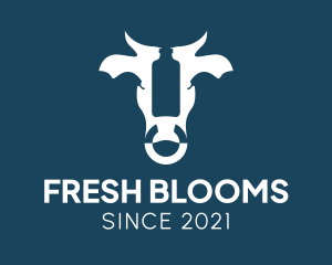 Fresh Cow Milk  logo design