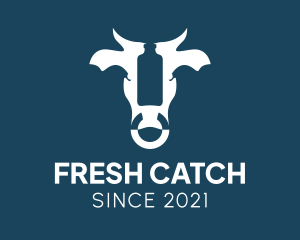 Fresh Cow Milk  logo design