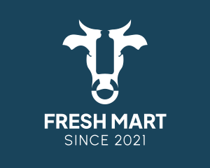 Fresh Cow Milk  logo design