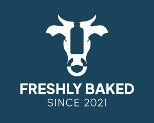 Fresh Cow Milk  logo design