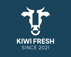 Fresh Cow Milk  logo design