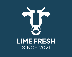 Fresh Cow Milk  logo design