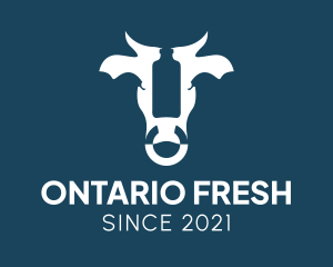 Fresh Cow Milk  logo design