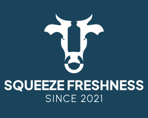 Fresh Cow Milk  logo design