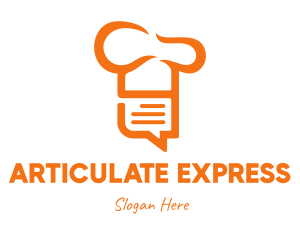 Chef Recipe Chat logo design