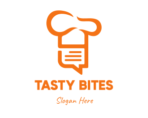 Chef Recipe Chat logo design