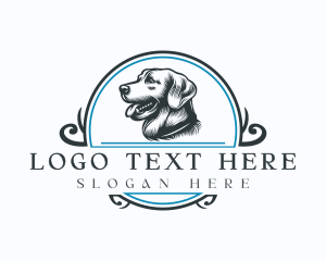 Happy Pet Dog  Logo