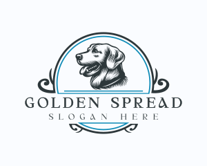 Happy Pet Dog  logo design