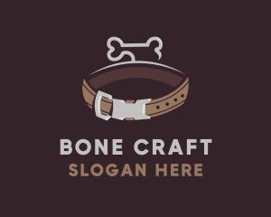 Brown Dog Collar Bone logo design