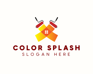 Paint Roller Painting  logo