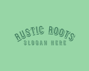 Masculine Retro Business logo design