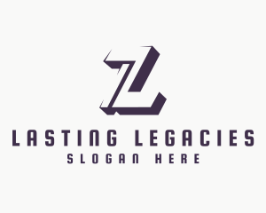 Logistics Courier Letter L logo design