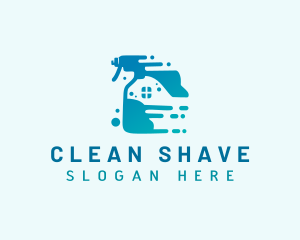 Clean Housekeeping Sanitation logo design