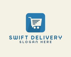 Delivery Cart App logo design