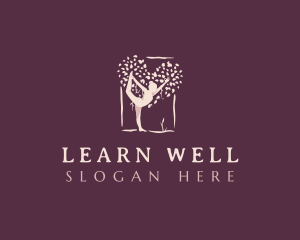 Woman Wellness Tree logo design