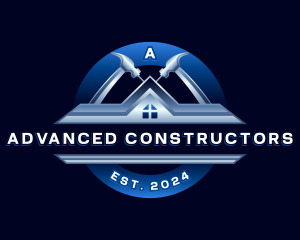 Roofing Hammer Renovation logo design