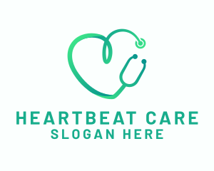Stethoscope Heart Hospital logo