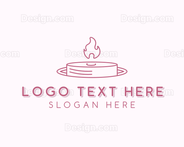 Tea Light Candle Decor Logo