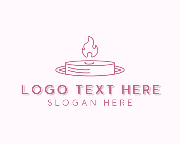 Tea Light logo example 1