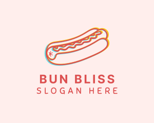 Hot Dog Snack Glitch logo