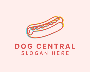 Hot Dog Snack Glitch logo