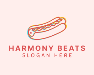 Hot Dog Snack Glitch logo