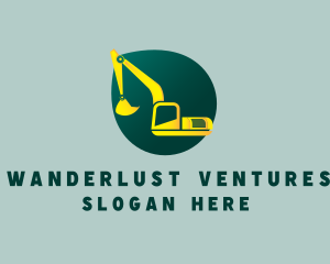 Excavator Heavy Equipment logo