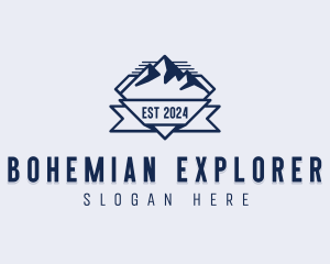 Mountain Travel Explore logo design