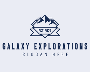 Mountain Travel Explore logo design