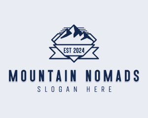 Mountain Travel Explore logo design