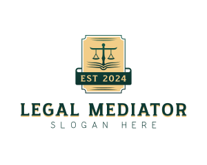 Paralegal Legal Prosecutor logo design